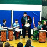 Albert Drummers at assembly.JPG