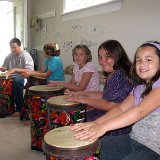 Drumming at Athol St Fiddle Camp.JPG